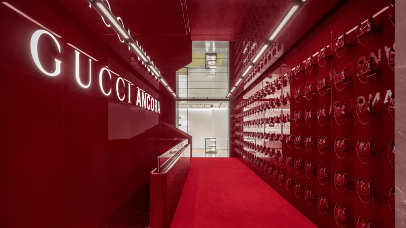 Gucci flagship store on Via Monte Napoleone - Milan