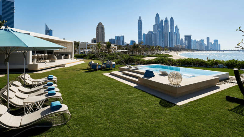 Private Beach Cabana at Drift Beach Dubai