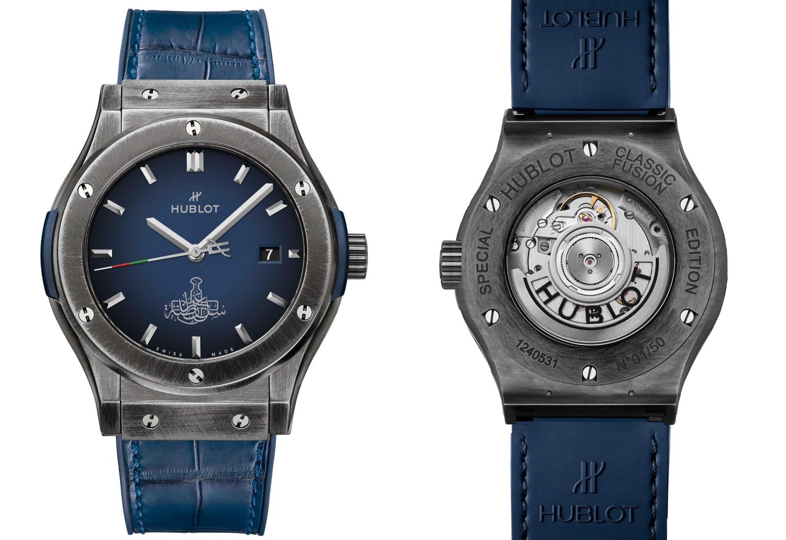 Hublot Classic Fusion Titanium Gradient Blue Oman