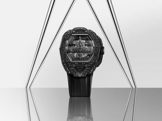 Hublot’s Spirit of Big Bang Sang Bleu All Black Pavé