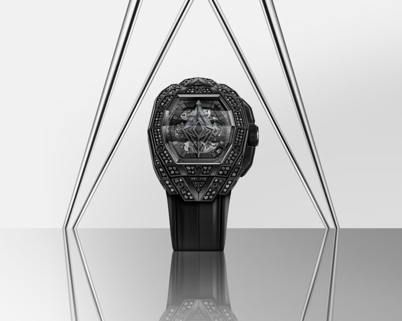 Hublot’s Spirit of Big Bang Sang Bleu All Black Pavé