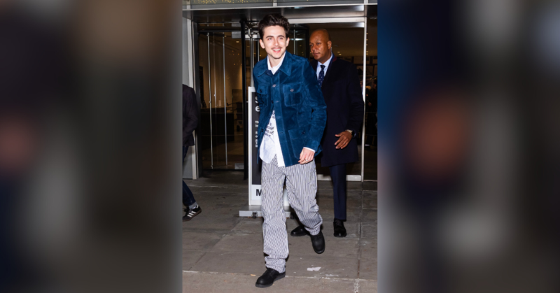 TIMOTHÉE CHALAMET WEARS CHLOÉ