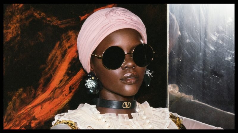 women wearing valentino eyewear