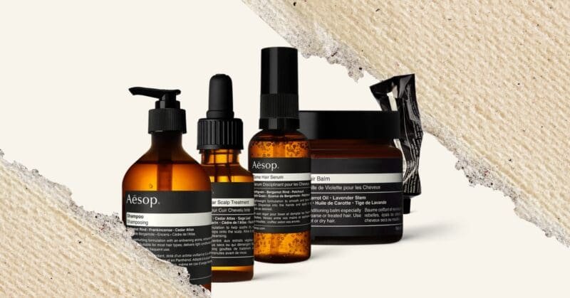 Aesop hair care producsts