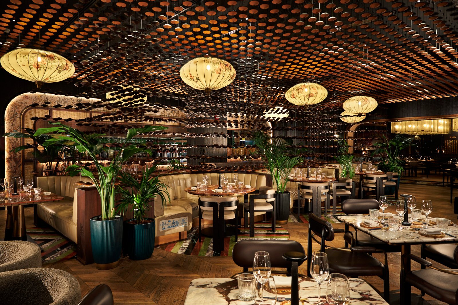 CLAY Dubai Restaurant ambience