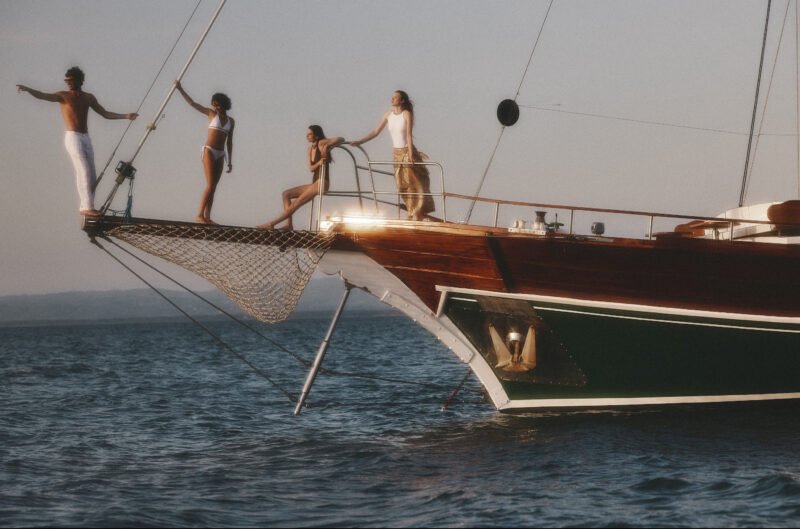 People enjoying on a yacht