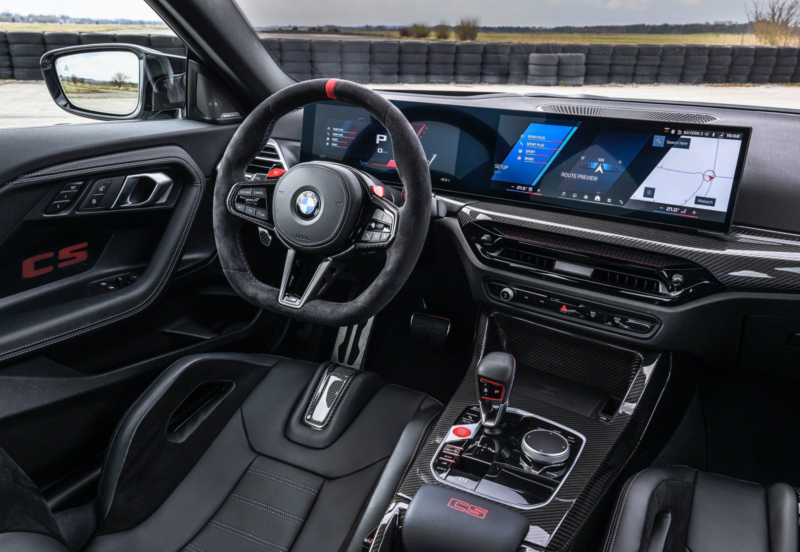 Interior of BMW M2 car