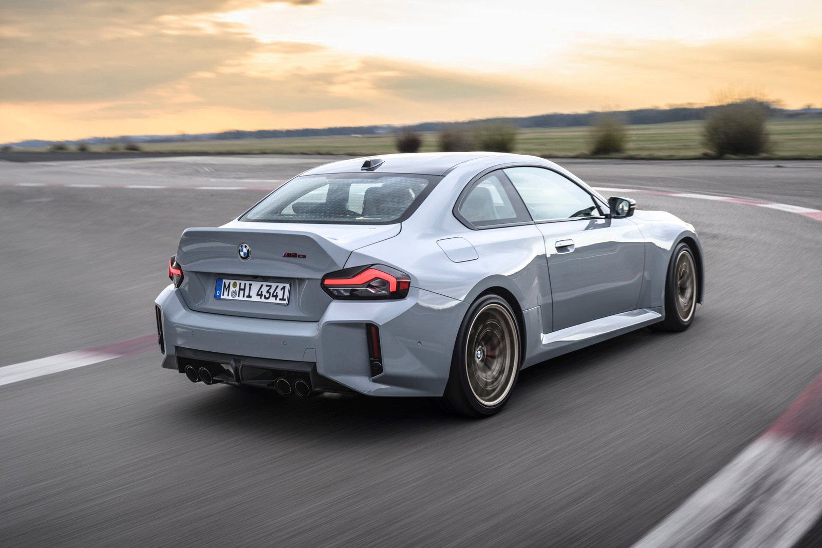 Back of BMW m2 car